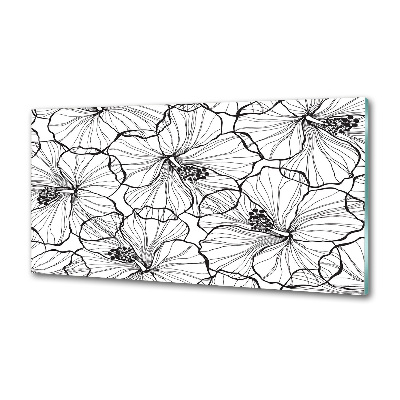 Panel do kuchni Hawajskie kwiaty