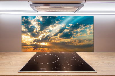 Panel lacobel Zachód słońca niebo