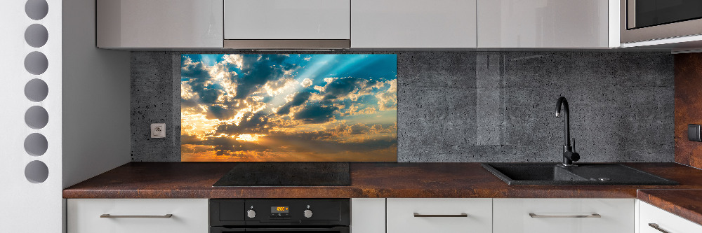 Panel lacobel Zachód słońca niebo
