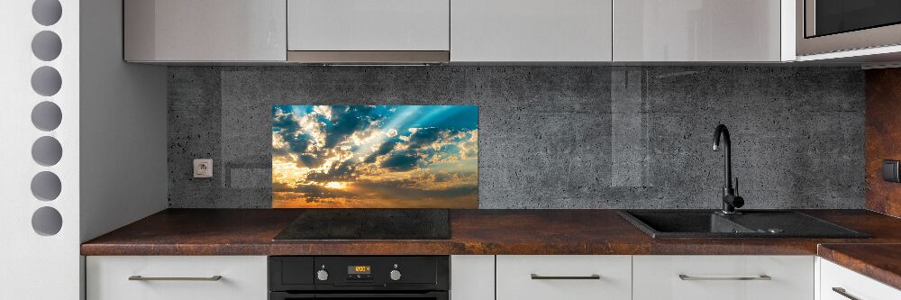 Panel lacobel Zachód słońca niebo