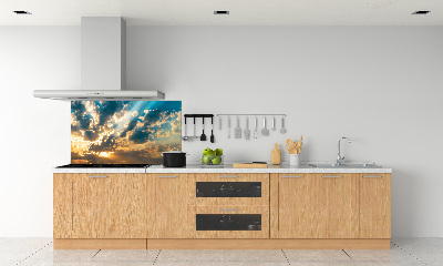 Panel lacobel Zachód słońca niebo