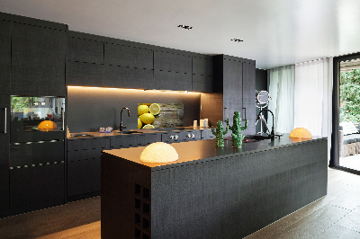 Panel do kuchni Cytryny na drewnie