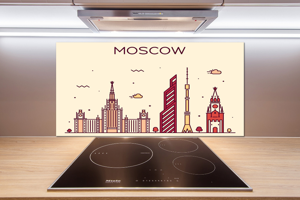 Panel do kuchni Moskwa budynki