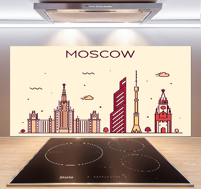 Panel do kuchni Moskwa budynki