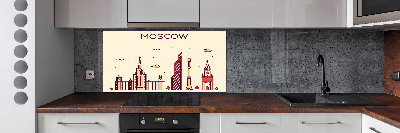 Panel do kuchni Moskwa budynki