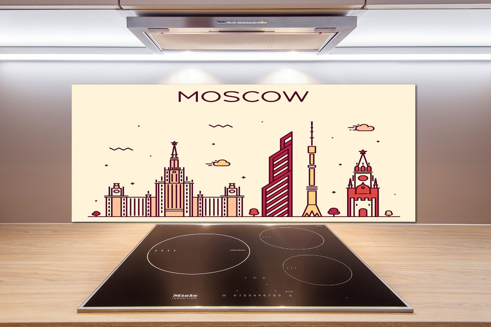Panel do kuchni Moskwa budynki