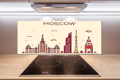 Panel do kuchni Moskwa budynki