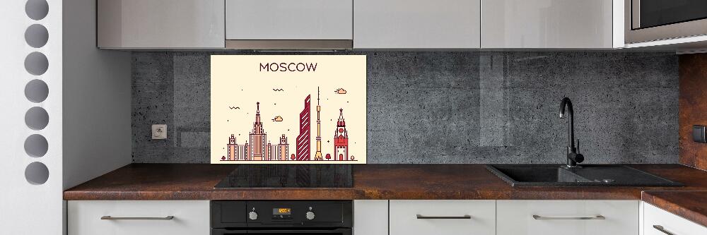 Panel do kuchni Moskwa budynki