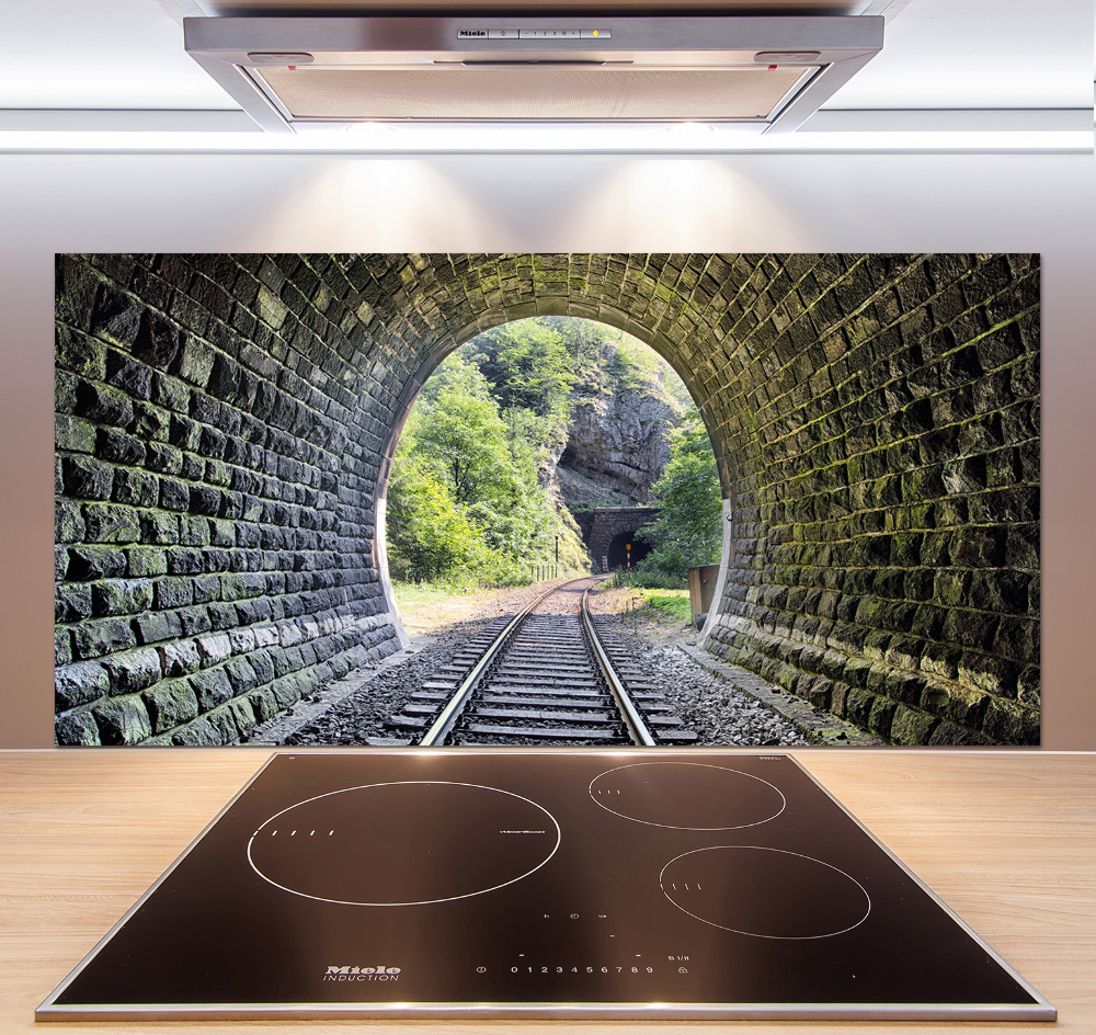 Panel do kuchni Tunel kolejowy