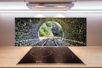 Panel do kuchni Tunel kolejowy