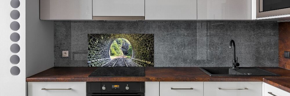 Panel do kuchni Tunel kolejowy