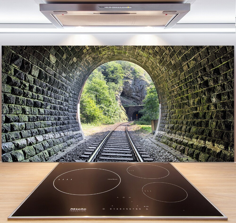 Panel do kuchni Tunel kolejowy