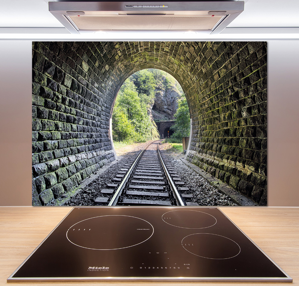 Panel do kuchni Tunel kolejowy