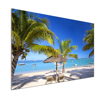 Panel do kuchni Plaża Mauritius