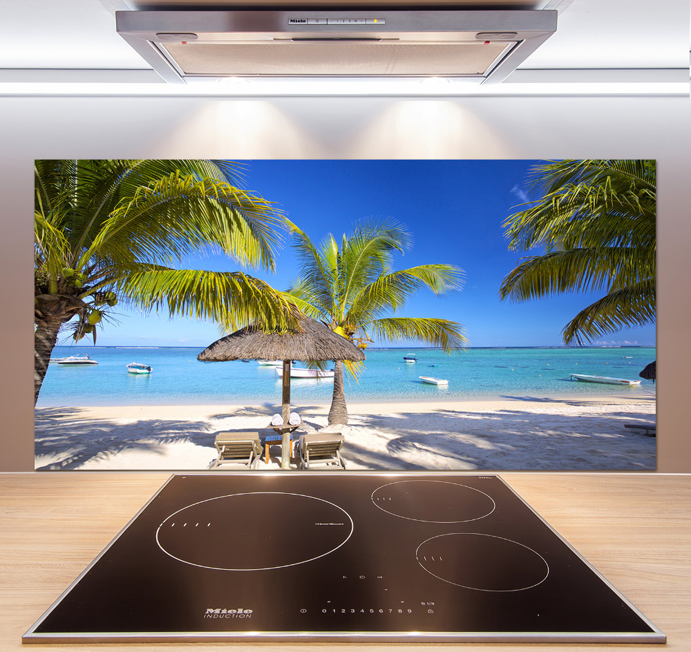 Panel do kuchni Plaża Mauritius