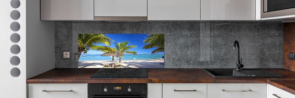 Panel do kuchni Plaża Mauritius