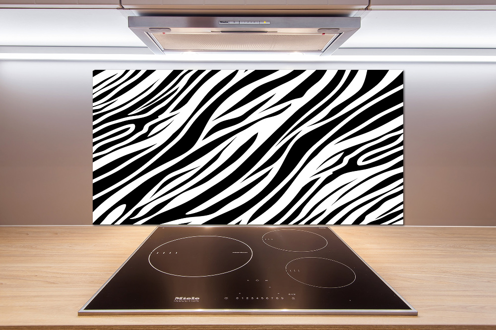 Panel między meble w kuchni Zebra tło