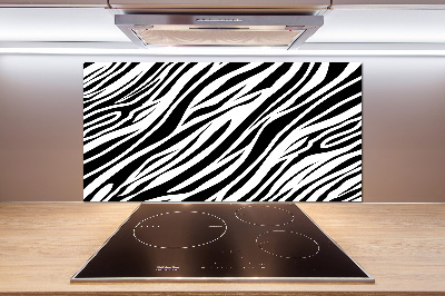 Panel między meble w kuchni Zebra tło