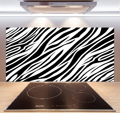 Panel między meble w kuchni Zebra tło