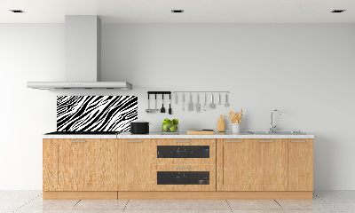 Panel między meble w kuchni Zebra tło
