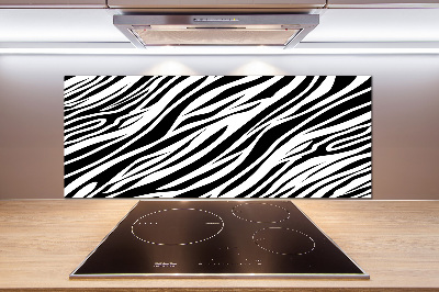 Panel między meble w kuchni Zebra tło
