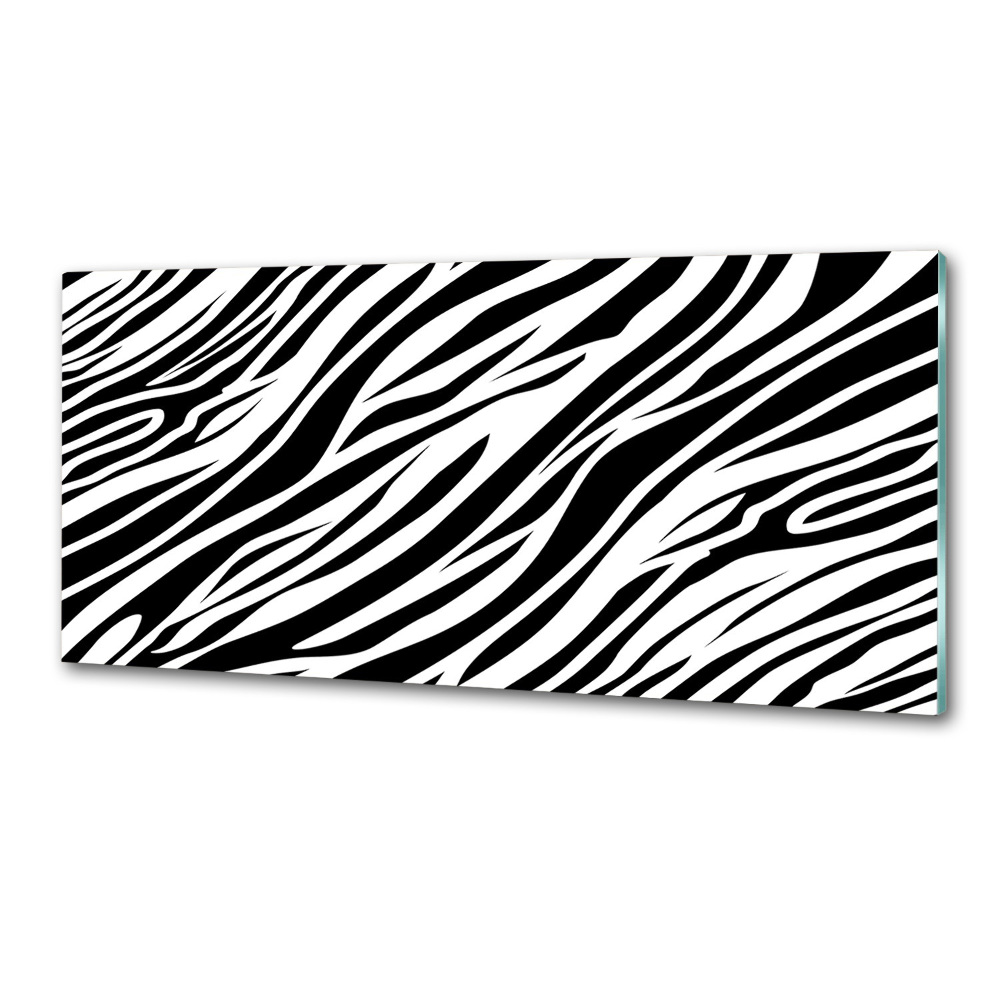 Panel między meble w kuchni Zebra tło