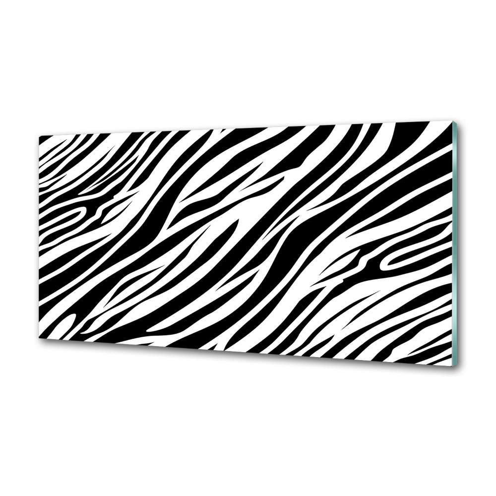 Panel między meble w kuchni Zebra tło
