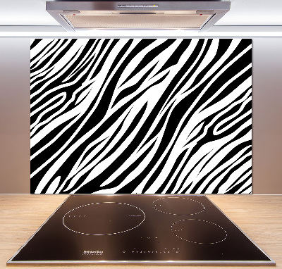 Panel między meble w kuchni Zebra tło
