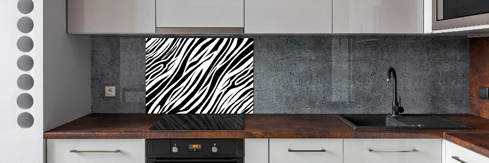 Panel między meble w kuchni Zebra tło