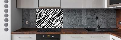 Panel między meble w kuchni Zebra tło