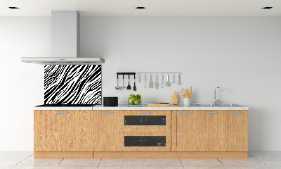 Panel między meble w kuchni Zebra tło