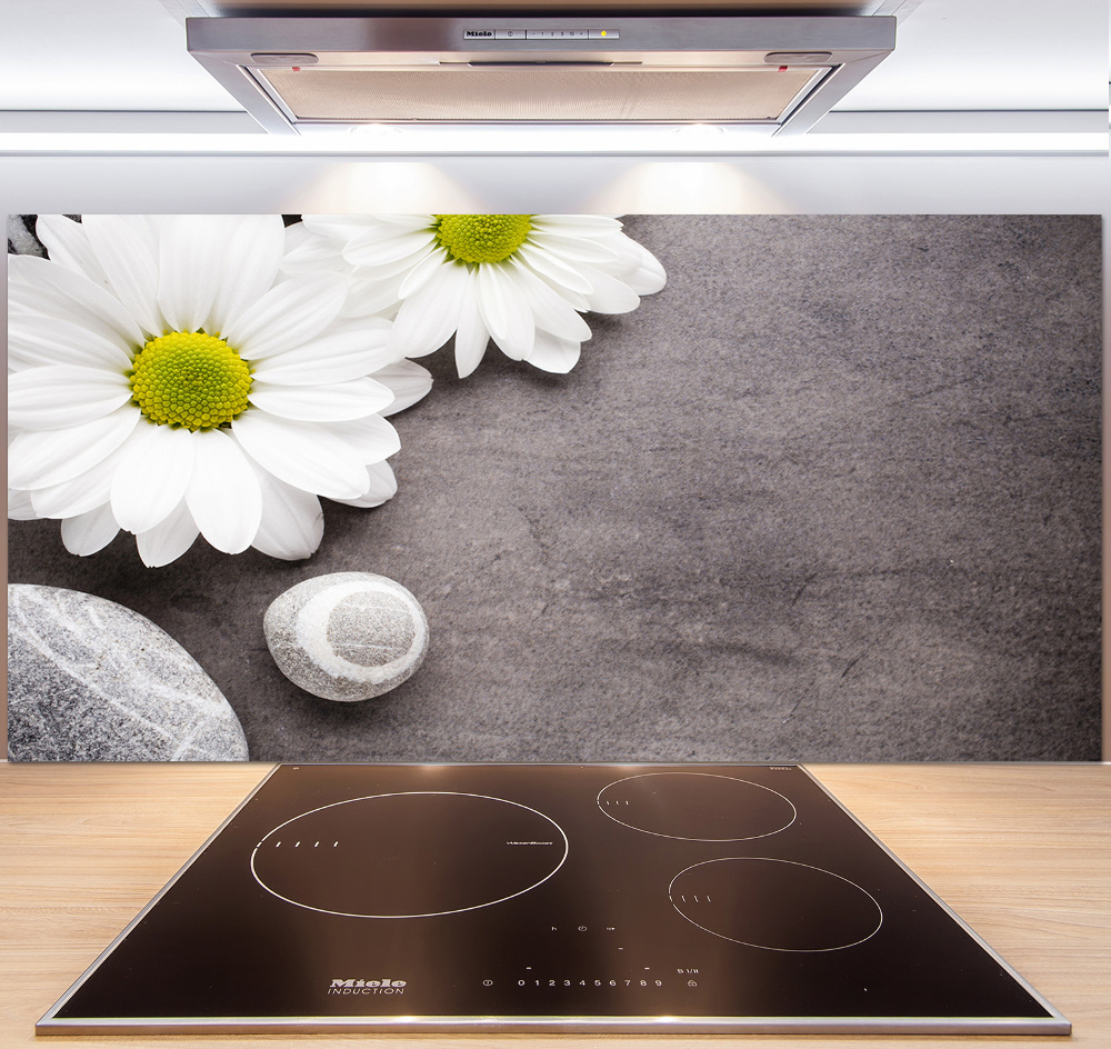 Panel szklany do kuchni Gerbera