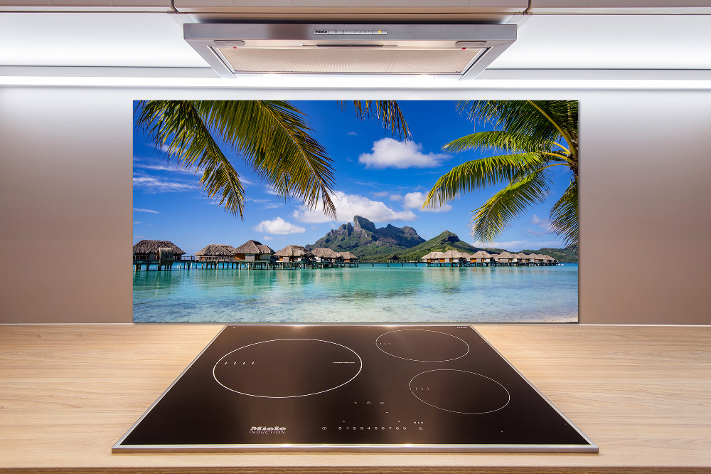 Panel do kuchni Palmy na Bora Bora