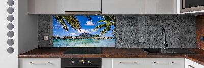 Panel do kuchni Palmy na Bora Bora