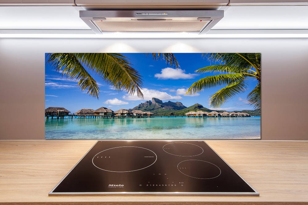 Panel do kuchni Palmy na Bora Bora