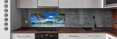 Panel do kuchni Palmy na Bora Bora