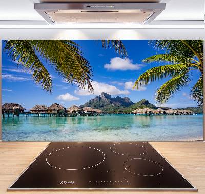 Panel do kuchni Palmy na Bora Bora