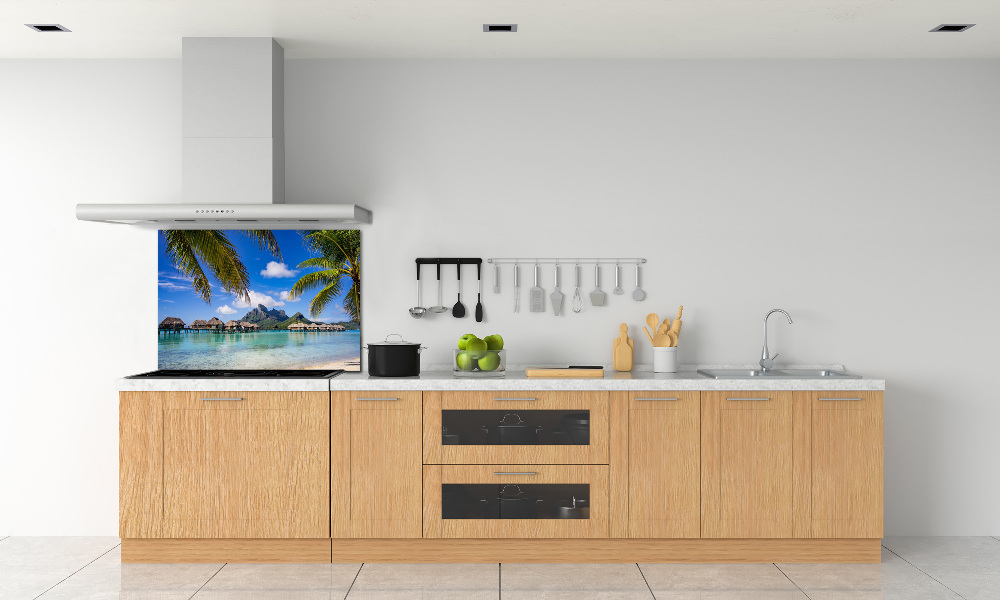 Panel do kuchni Palmy na Bora Bora