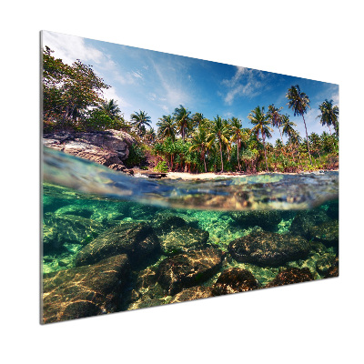 Panel do kuchni Tropikalna plaża
