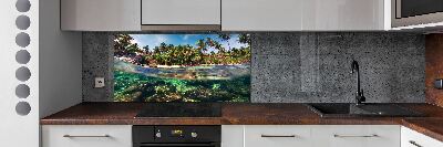 Panel do kuchni Tropikalna plaża