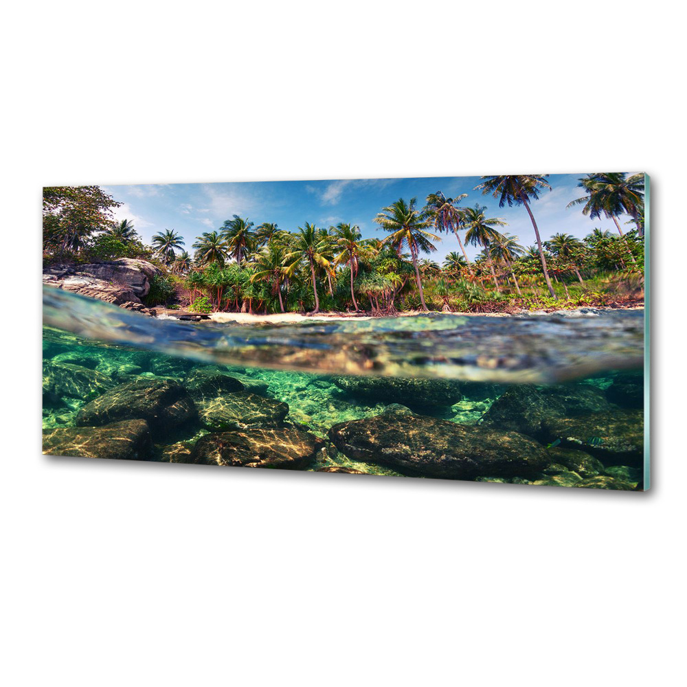 Panel do kuchni Tropikalna plaża