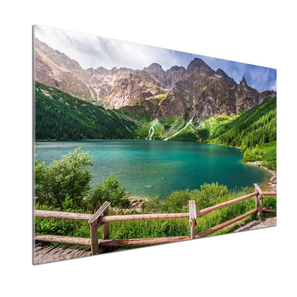 Panel do kuchni Morskie oko Tatry