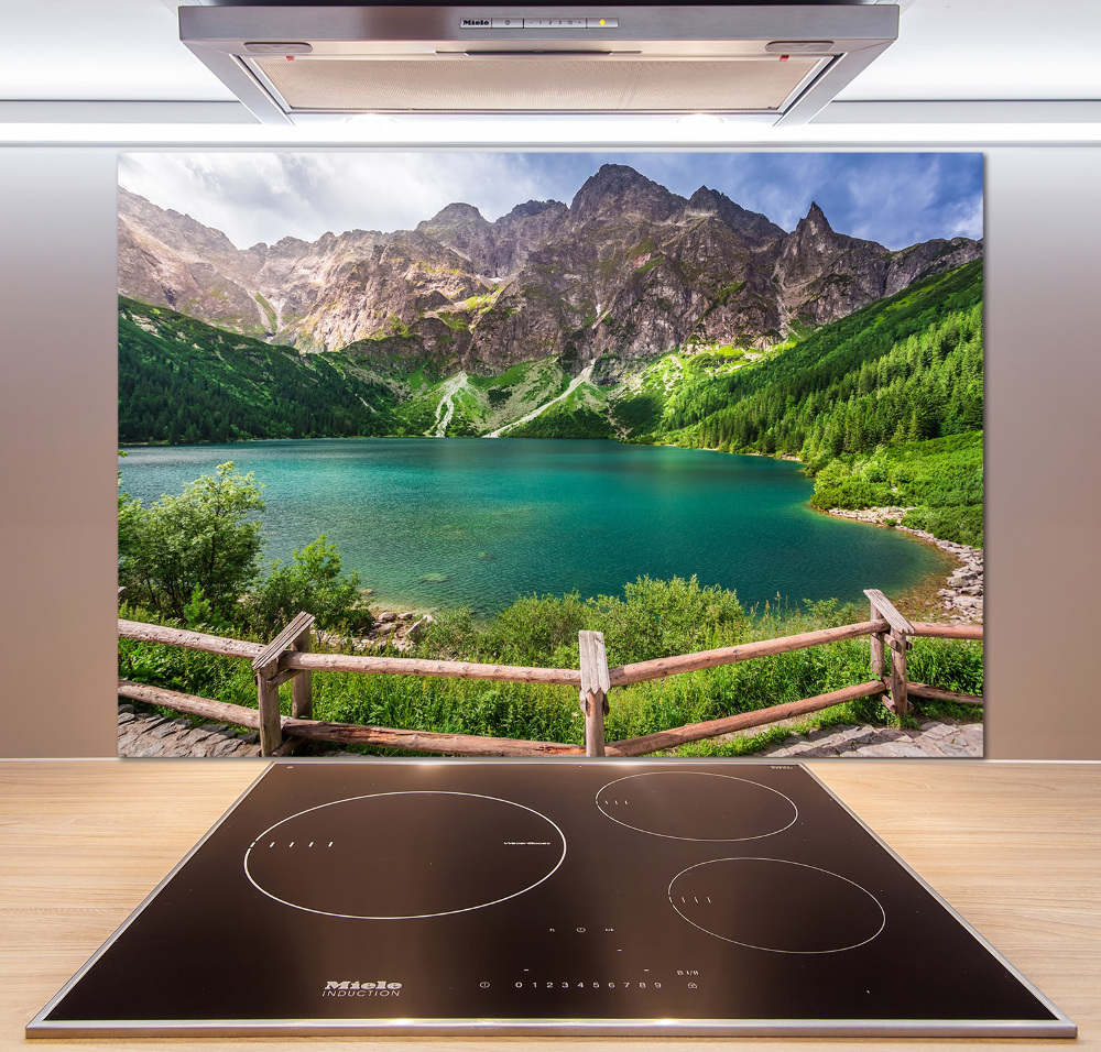 Panel do kuchni Morskie oko Tatry