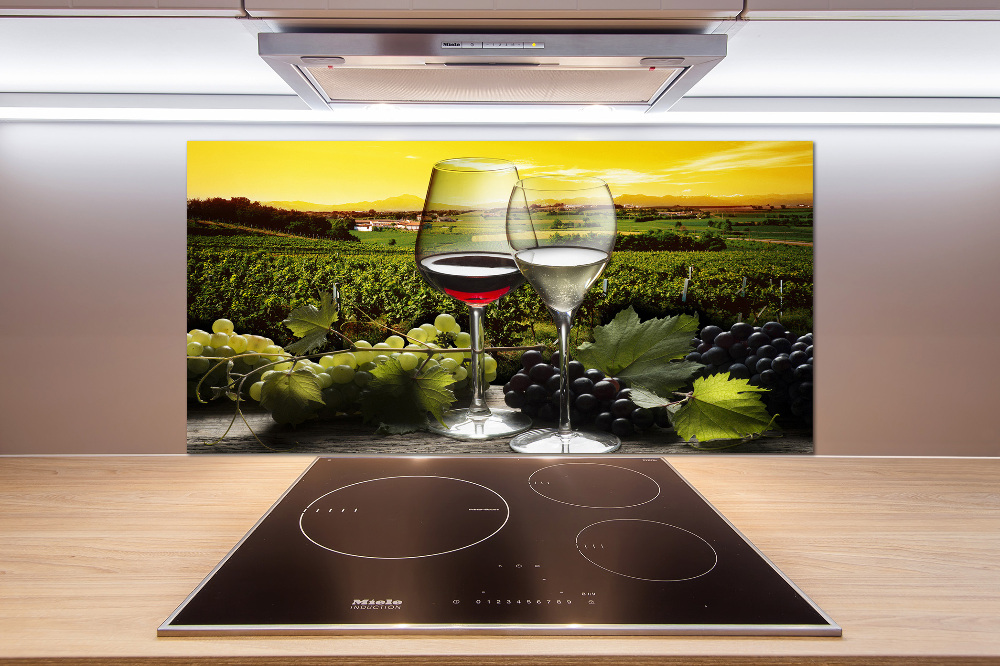 Panel do kuchni Wino i winogrona