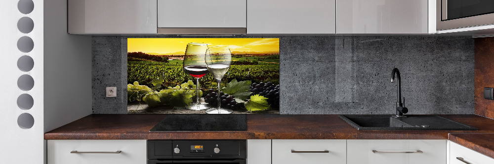 Panel do kuchni Wino i winogrona