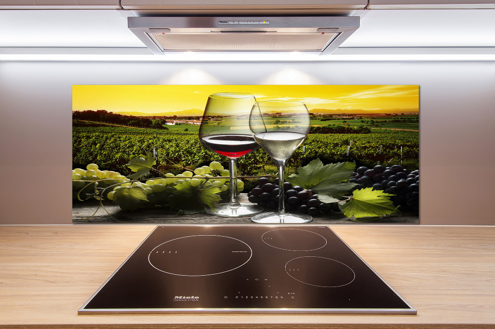 Panel do kuchni Wino i winogrona