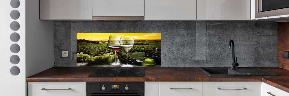 Panel do kuchni Wino i winogrona