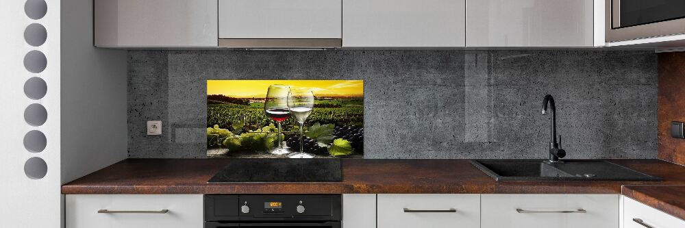 Panel do kuchni Wino i winogrona