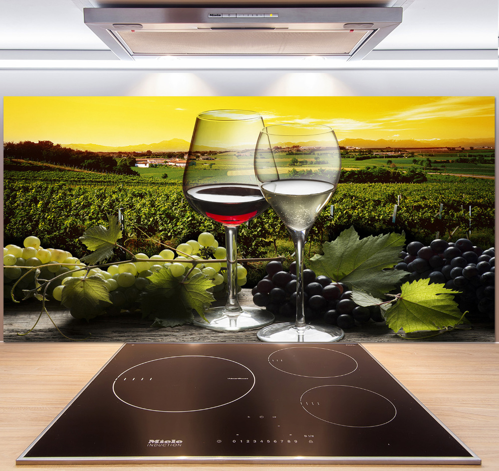 Panel do kuchni Wino i winogrona