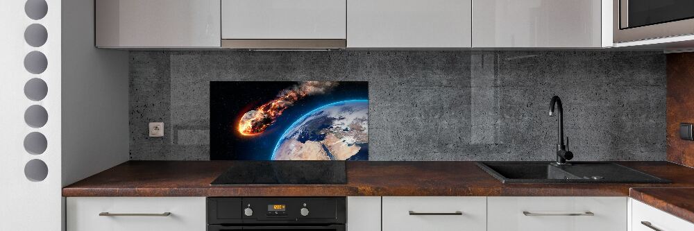 Panel do kuchni Spadający meteor